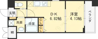 プレジオ西宮【2階】の間取り