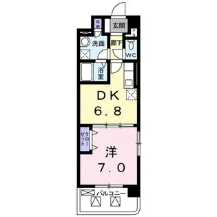 カーロアロッジオ【3階】の間取り