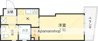 1Kの間取り画像