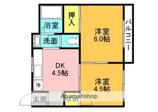 藤マンション【202号室】の間取り