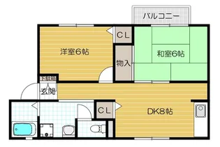 ウインディ・彩Ⅱ【201号室号室】の間取り