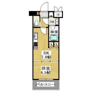 プレジオ西宮【2階】の間取り