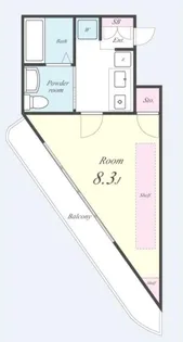 セイワパレス堂島シティ【7階】の間取り