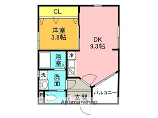 Pista武庫川【2階】の間取り