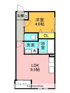 TERRA甲子園口【3階】の間取り