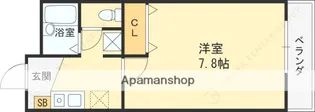 リバティー樋ノ口Ⅰ【1階】の間取り