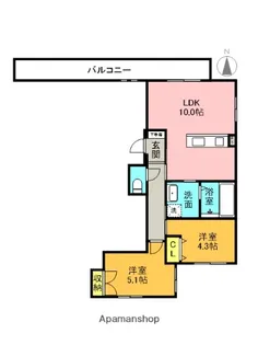 COPIA NOBLE【3階】の間取り