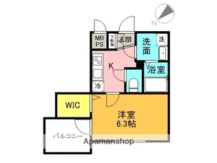 スプランディッド甲子園【312号室】の間取り