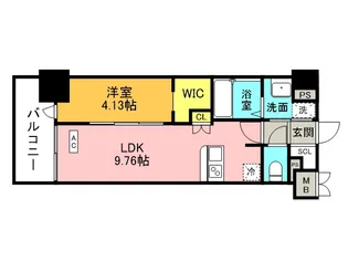 Bris西宮【4階】の間取り