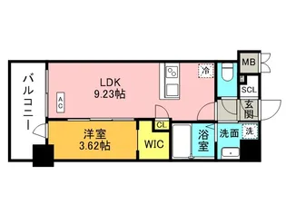 Bris西宮【4階】の間取り