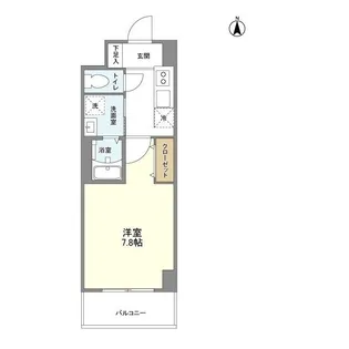 ハックスビエント甲子園口【3階】の間取り