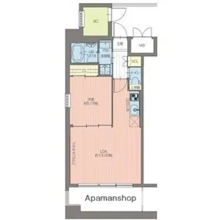 プレジオ西宮今津【702号室】の間取り