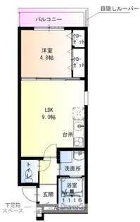 フジパレスJR西宮駅北【3階】の間取り