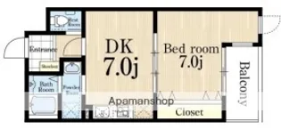 メインステージ甲子園口【2階】の間取り