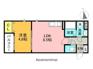西宮THE NEXT【1階】の間取り