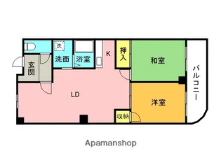 グレース園田【3階】の間取り