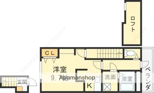 あんしんプラス小畑町08−13001【2階】の間取り