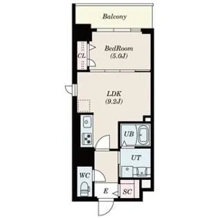 フレンシア西宮北口【6階】の間取り