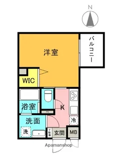アクシア東有岡【2階】の間取り