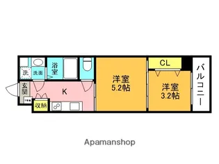 NU武庫川駅前【9階】の間取り