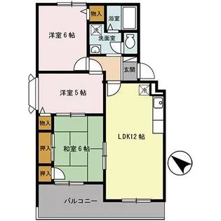 ファミール池尻【2階】の間取り