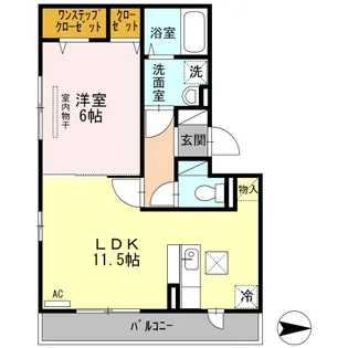 フォルトゥーナ【1階】の間取り
