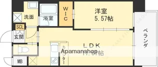 プレジオさくら夙川【6階】の間取り