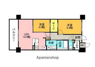 LiveCasa西宮【7階】の間取り