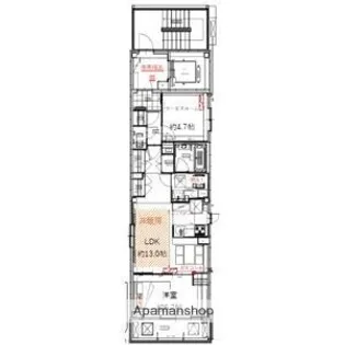 NISHINOMIYA・FRONT【2階】の間取り