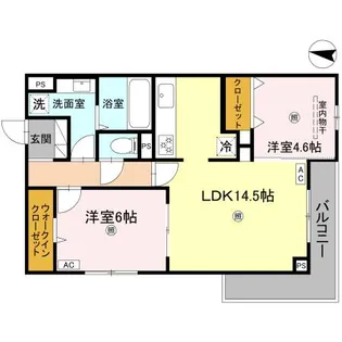 Maison de 青木【2階】の間取り