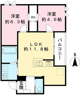 マンション RIKO塚口【303号室号室】の間取り