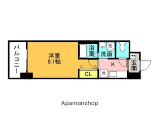 ラビグレイス武庫川【2階】の間取り