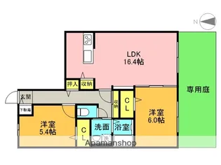 WELL HAPPY【1階】の間取り