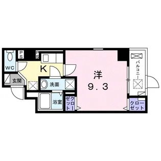 ジェーハイム【1階】の間取り