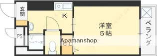 甲子園イトーハイツ【1階】の間取り