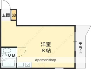 ファンタジー武庫川【1階】の間取り