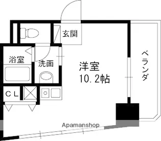 デルファーレ西宮【7階】の間取り