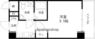 セレニテ甲子園I【7階】の間取り