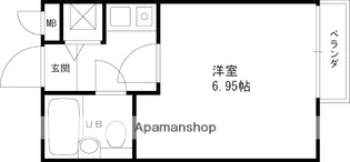 ベルトピア西宮【1階】の間取り
