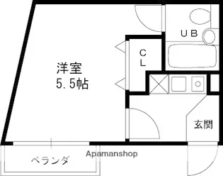 シャルマンフジ西宮【3階】の間取り
