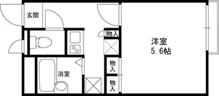 レオパレス堤MN Ⅰ【2階】の間取り