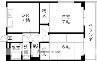 サンモール【2階】の間取り