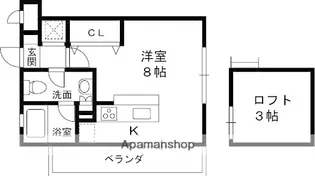BRISTOL【3階】の間取り