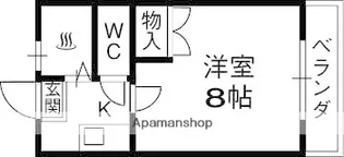 ラ・グリシーナ【3階】の間取り