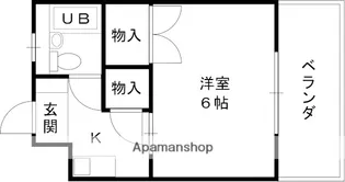 兵庫県西宮市西田町【マンション】の間取り