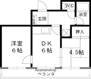 甲子園町アーバンリズ【3階】の間取り