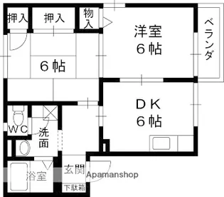 チェリーハイツ【2階】の間取り