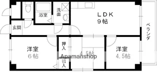 ドエル仁川【2階】の間取り