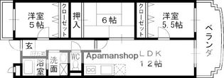 兵庫県西宮市段上町6丁目【マンション】の間取り