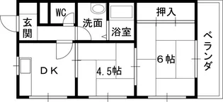 ジーベンモルゲン【103号室】の間取り